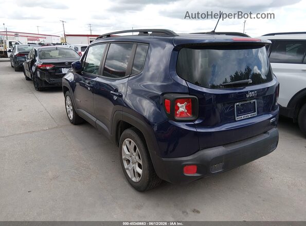 ZACCJABT1GPC44610 2016 JEEP RENEGADE Blue Задня ліва чверть