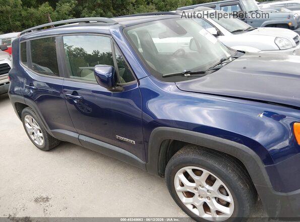 ZACCJABT1GPC44610 2016 JEEP RENEGADE Blue Вид задньої частини салону