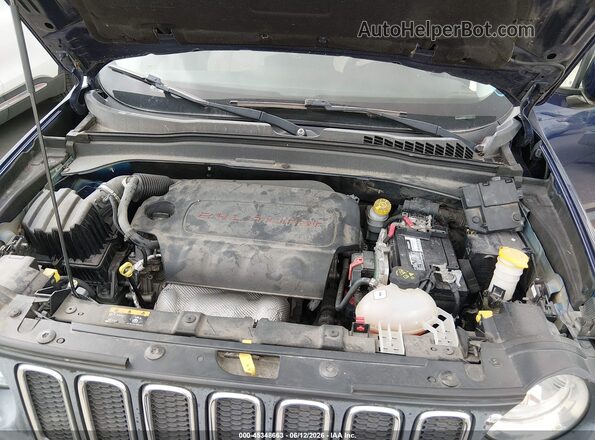 ZACCJABT1GPC44610 2016 JEEP RENEGADE Blue Вид ззаду