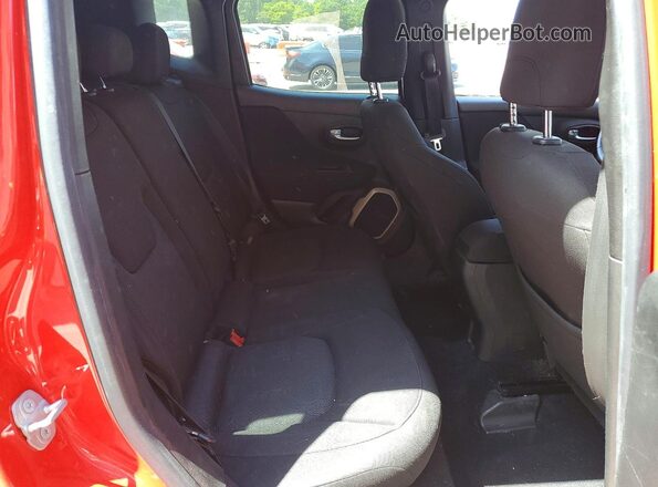 ZACCJABT1GPC63870 2016 JEEP RENEGADE Красный Вид задней части салона