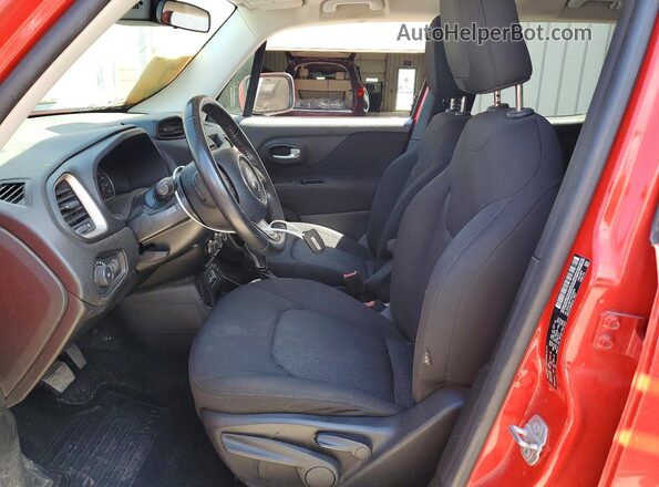 ZACCJABT1GPC63870 2016 JEEP RENEGADE Красный Вид салона спереди