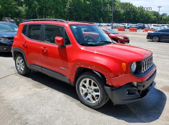 ZACCJABT1GPC63870 2016 JEEP RENEGADE Красный Передняя правая четверть