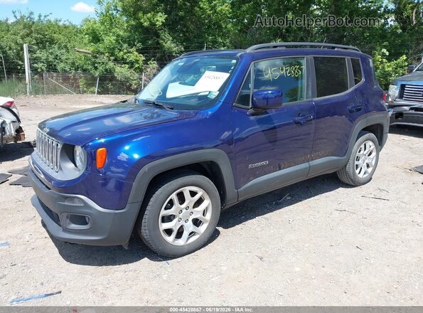 ZACCJABT3GPC55463 2016 JEEP RENEGADE Blue Vista tres cuartos delantera izquierda