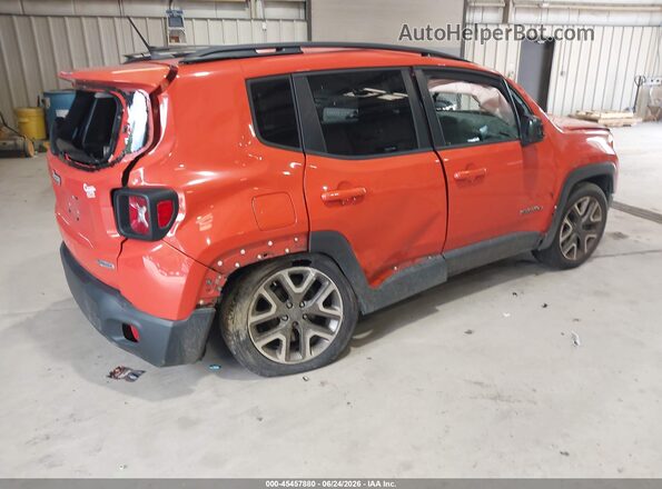 ZACCJABT4GPD97384 2016 JEEP RENEGADE Orange Задня права чверть