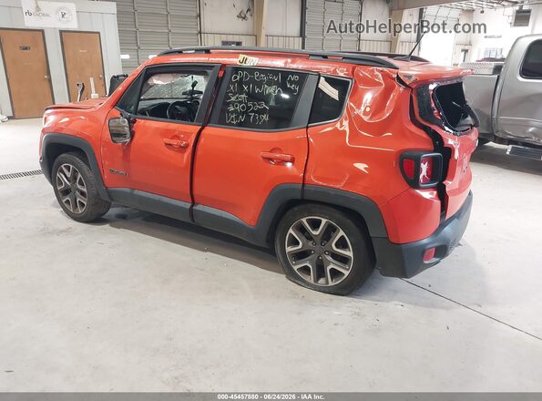 ZACCJABT4GPD97384 2016 JEEP RENEGADE Orange Задня ліва чверть