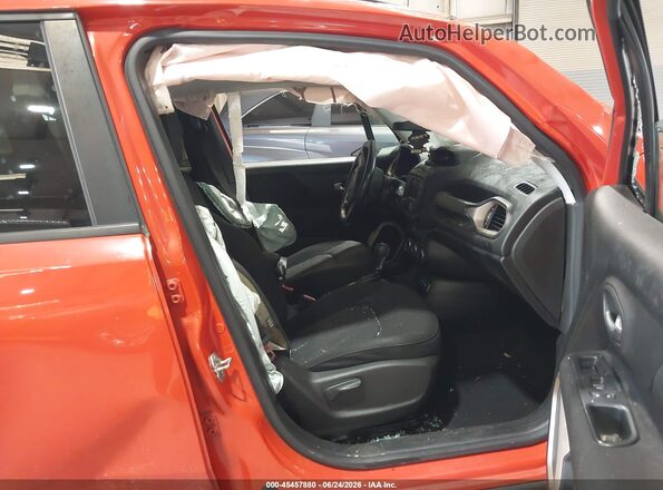 ZACCJABT4GPD97384 2016 JEEP RENEGADE Orange Вид салону спереду