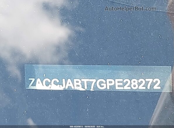 ZACCJABT7GPE28272 2016 JEEP RENEGADE White 