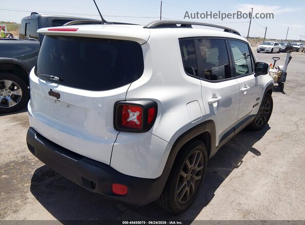 ZACCJABTXGPE20926 2016 JEEP RENEGADE Белый Задняя правая четверть