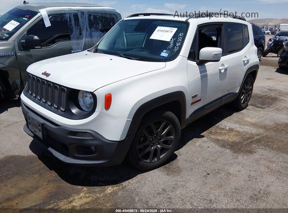 ZACCJABTXGPE20926 2016 JEEP RENEGADE Белый Передняя левая четверть