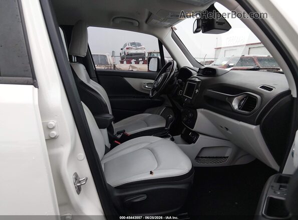 ZACCJADB2JPH92515 2018 JEEP RENEGADE Белый Вид салона спереди