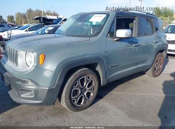 ZACCJADB8HPE98546 2017 JEEP RENEGADE Gray წინა მარცხენა ხედი სამი მეოთხედიდან
