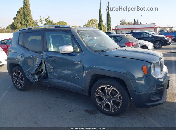 ZACCJADB8HPE98546 2017 JEEP RENEGADE Gray უკანა სალონის ხედი