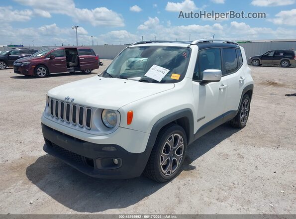 ZACCJADT0GPD64914 2016 JEEP RENEGADE White Передня ліва чверть