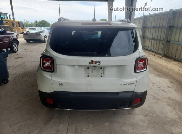 ZACCJADT8GPC86558 2016 JEEP RENEGADE White Vista trasera