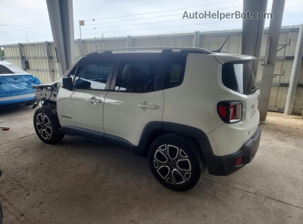 ZACCJADT8GPC86558 2016 JEEP RENEGADE White Trasero izquierdo