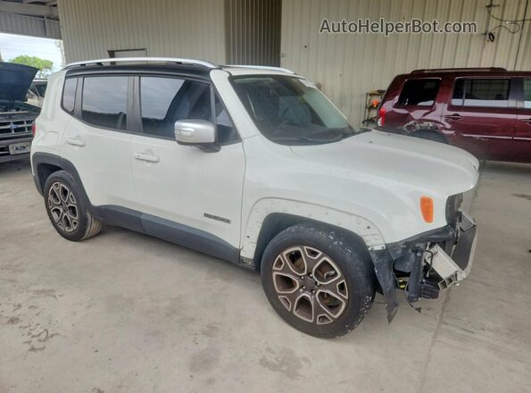 ZACCJADT8GPC86558 2016 JEEP RENEGADE White Delantero derecho
