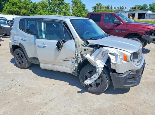ZACCJBAB0HPG36770 2017 JEEP RENEGADE Silver Przód prawy
