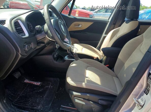 ZACCJBAB0HPG36770 2017 JEEP RENEGADE Silver Widok wnętrza z przodu