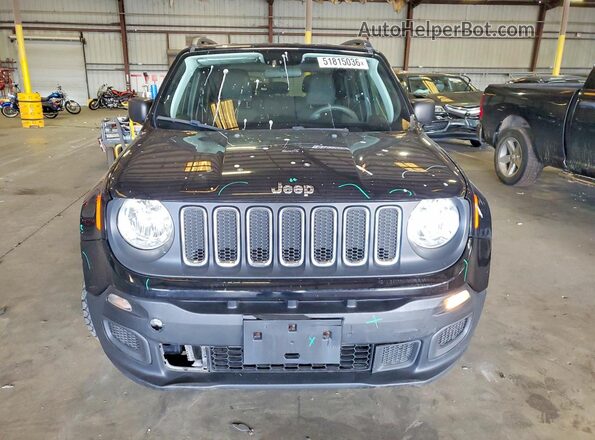 ZACCJBAB0JPH51259 2018 JEEP RENEGADE Black Vista frontal