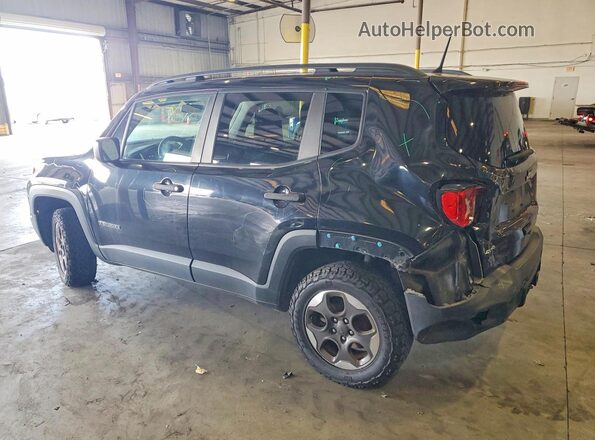 ZACCJBAB0JPH51259 2018 JEEP RENEGADE Black Trasero izquierdo