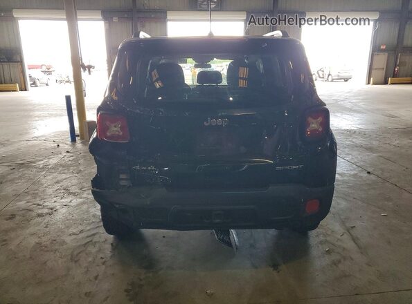 ZACCJBAB0JPH51259 2018 JEEP RENEGADE Black Vista trasera