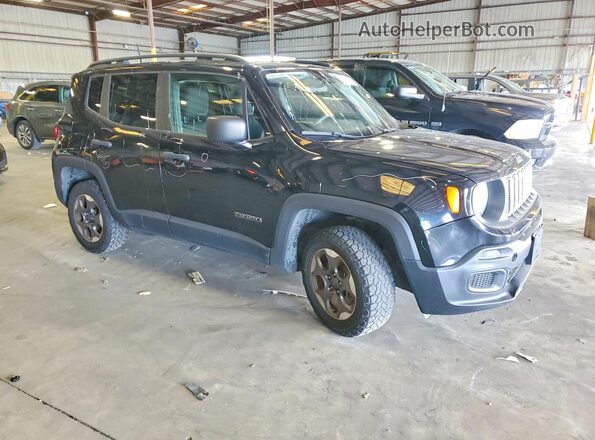 ZACCJBAB0JPH51259 2018 JEEP RENEGADE Black Delantero derecho