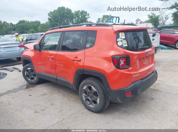 ZACCJBAB1JPH31134 2018 JEEP RENEGADE Оранжевый Задняя левая четверть