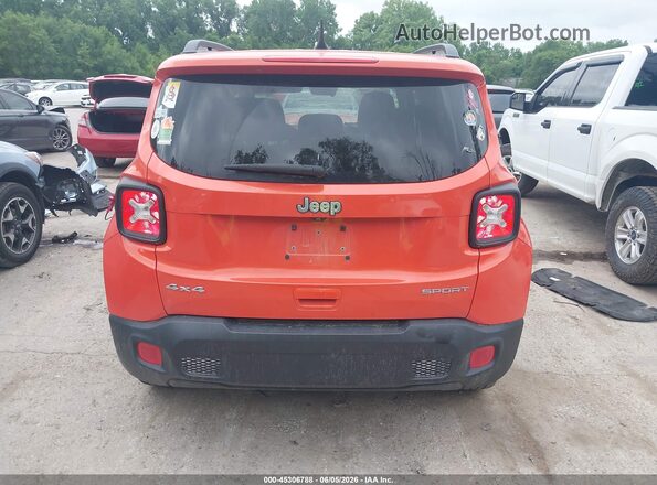ZACCJBAB1JPH31134 2018 JEEP RENEGADE Оранжевый 