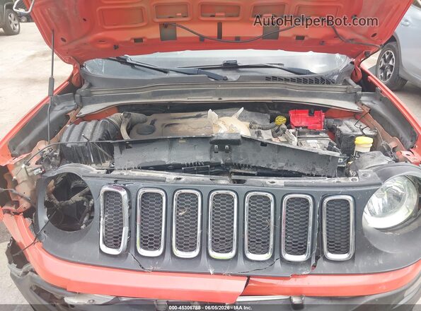 ZACCJBAB1JPH31134 2018 JEEP RENEGADE Оранжевый Вид сзади