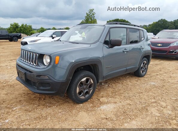 ZACCJBAB2HPG05018 2017 JEEP RENEGADE Gray Vista tres cuartos delantera izquierda