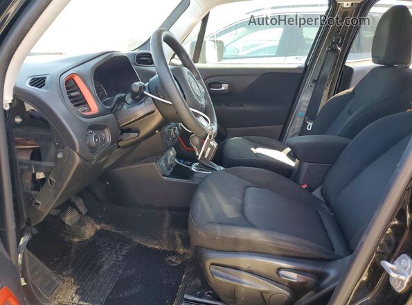 ZACCJBAB2JPJ14161 2018 JEEP RENEGADE Black Vista interior delantera
