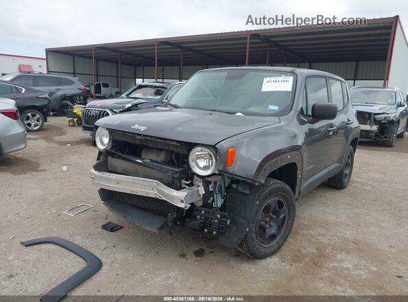 ZACCJBAB3HPE81048 2017 JEEP RENEGADE Gray Vista tres cuartos delantera izquierda