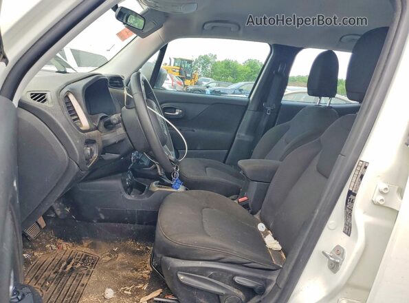ZACCJBAB3HPF11018 2017 JEEP RENEGADE White Вид салону спереду