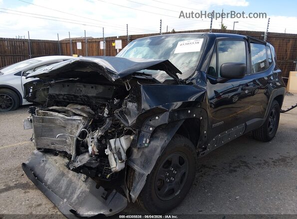 ZACCJBAB3JPH36495 2018 JEEP RENEGADE Black Передня ліва чверть