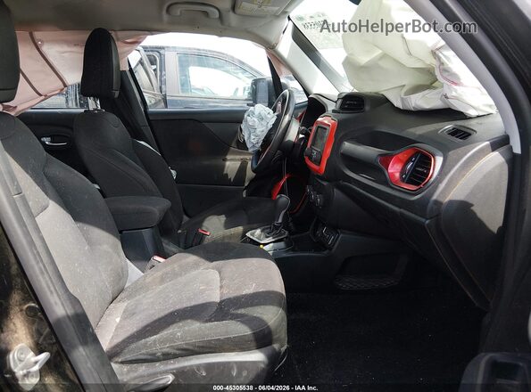 ZACCJBAB3JPH36495 2018 JEEP RENEGADE Black Вид салону спереду