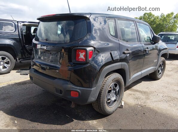 ZACCJBAB3JPH36495 2018 JEEP RENEGADE Black Задня права чверть