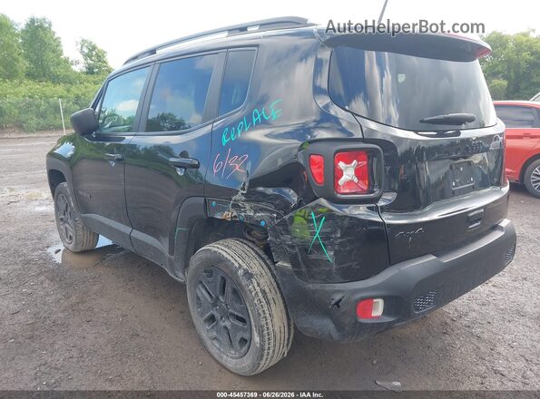 ZACCJBAB3JPH90413 2018 JEEP RENEGADE Black Հետևի ձախ