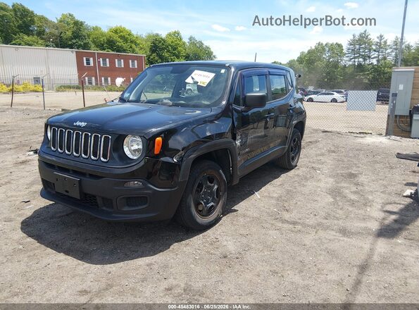 ZACCJBAB3JPJ10491 2018 JEEP RENEGADE Черный Передняя левая четверть