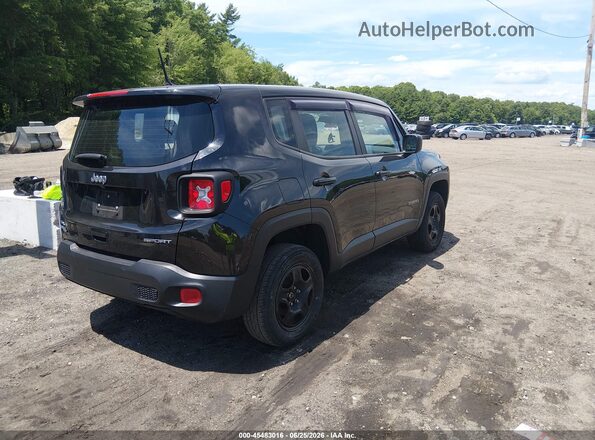 ZACCJBAB3JPJ10491 2018 JEEP RENEGADE Черный Задняя правая четверть