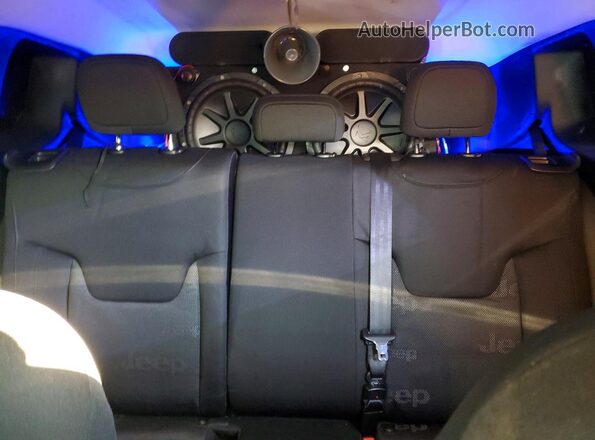 ZACCJBAB4HPF21301 2017 JEEP RENEGADE Black Rear seats view