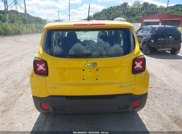 ZACCJBAB4HPF89064 2017 JEEP RENEGADE Yellow 