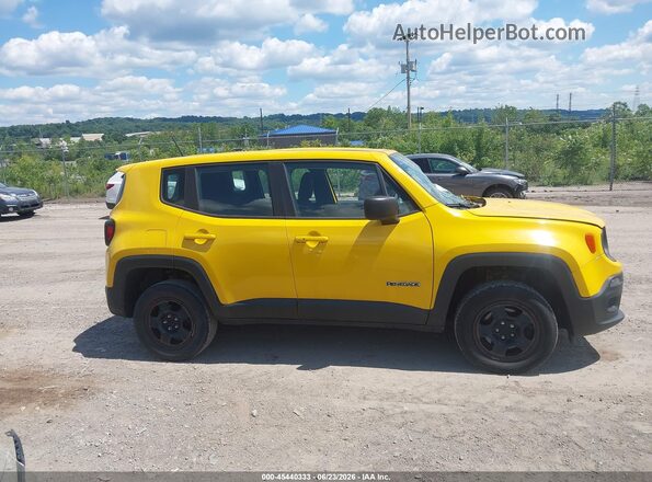 ZACCJBAB4HPF89064 2017 JEEP RENEGADE Yellow Vista interior trasera