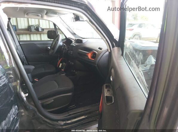 ZACCJBAB4JPH93448 2018 JEEP RENEGADE Black Front interior view