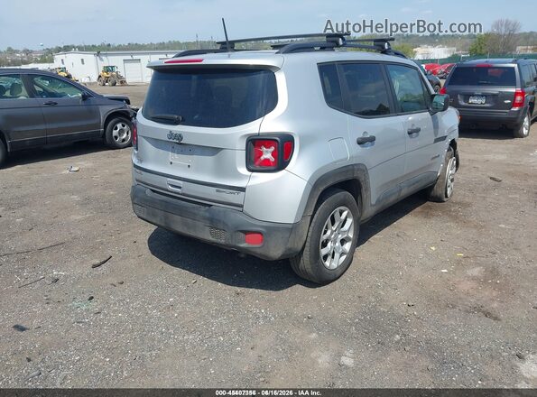 ZACCJBAB4JPJ48845 2018 JEEP RENEGADE Silver უკანა მარჯვენა