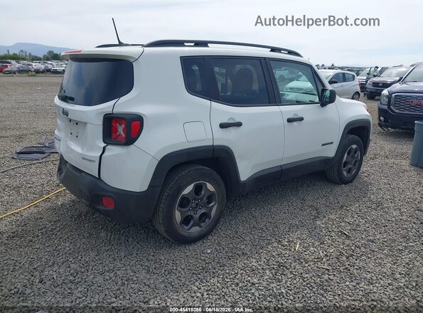 ZACCJBAB5HPG16384 2017 JEEP RENEGADE Белый Задняя правая четверть