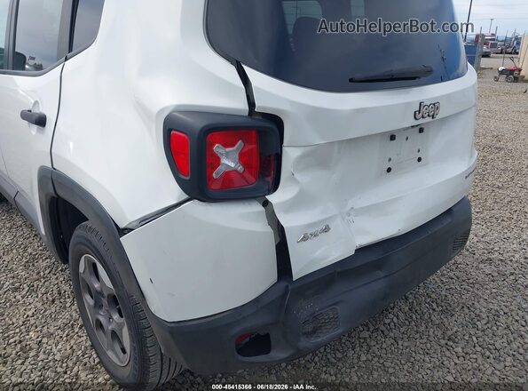 ZACCJBAB5HPG16384 2017 JEEP RENEGADE Белый Вид спереди