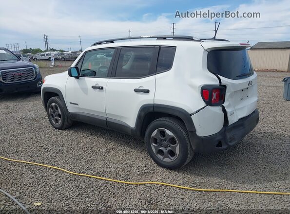 ZACCJBAB5HPG16384 2017 JEEP RENEGADE Белый Задняя левая четверть