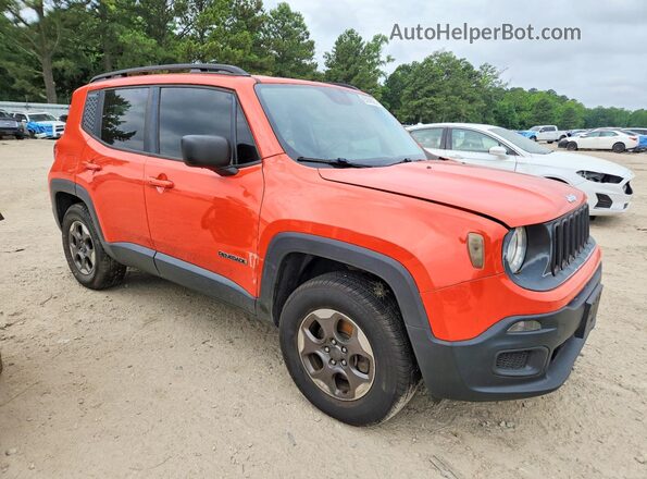 ZACCJBAB6HPE92948 2017 JEEP RENEGADE Orange Front right