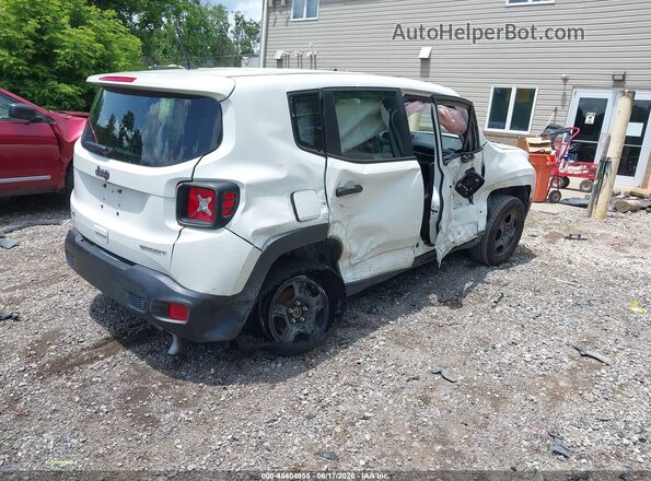 ZACCJBAB6JPH00347 2018 JEEP RENEGADE Белый Задняя правая четверть