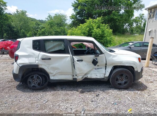 ZACCJBAB6JPH00347 2018 JEEP RENEGADE Белый Вид задней части салона